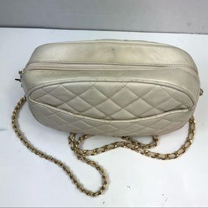 A. Giannetti VTG Crossbody Bag Quilted Chain Strap